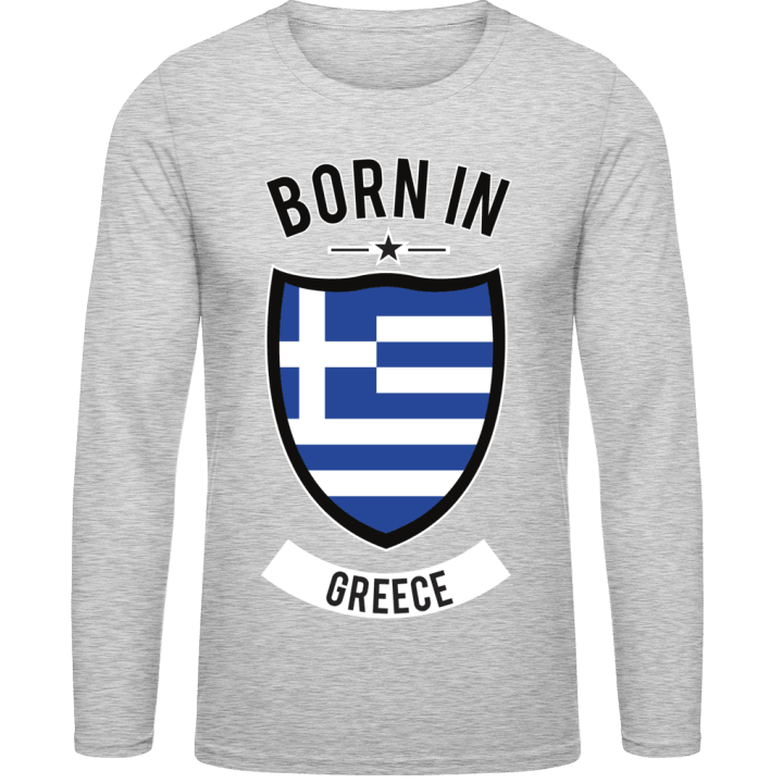Born in Greece Langarmshirt contain pic