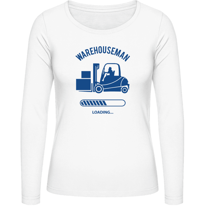 Warehouseman Loading Frauen Langarmshirt contain pic