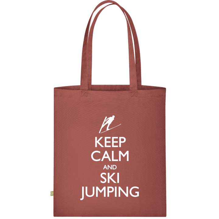 Keep Calm And Ski On Bolsa de tela contain pic
