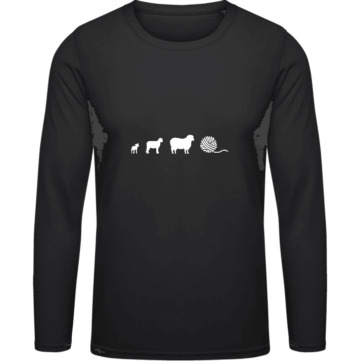 Evolution Of Sheep To Wool Langarmshirt 0 image