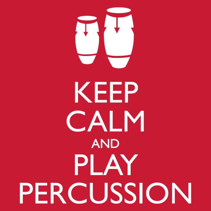 Keep Calm And Play Percussion Langærmet skjorte til kvinder 0 image