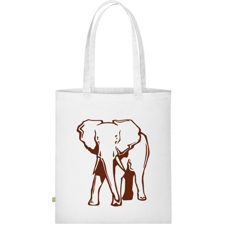 Elephant Outline Väska av tyg 0 image