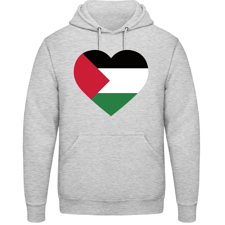 Palestine Heart Flag Hoodie contain pic