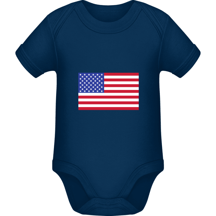 USA Flag Baby Strampler contain pic
