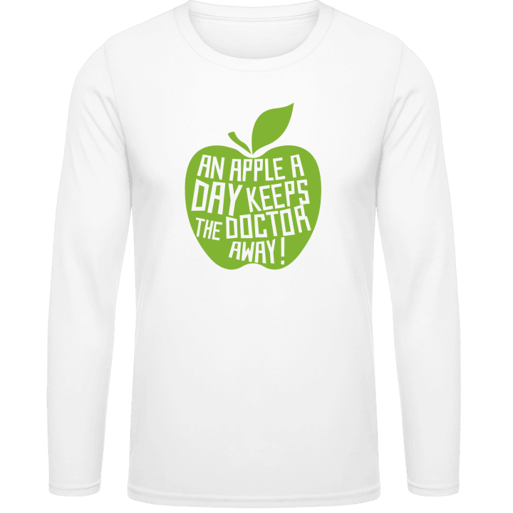 An Apple A Day Keeps The Doctor Away Shirt met lange mouwen contain pic
