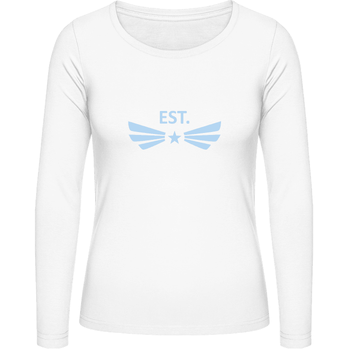 ESTABLISHED + YOUR YEAR OF BIRTH Camicia donna a maniche lunghe 0 image