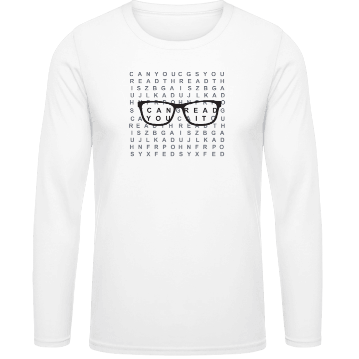 Test van het oog Shirt met lange mouwen contain pic