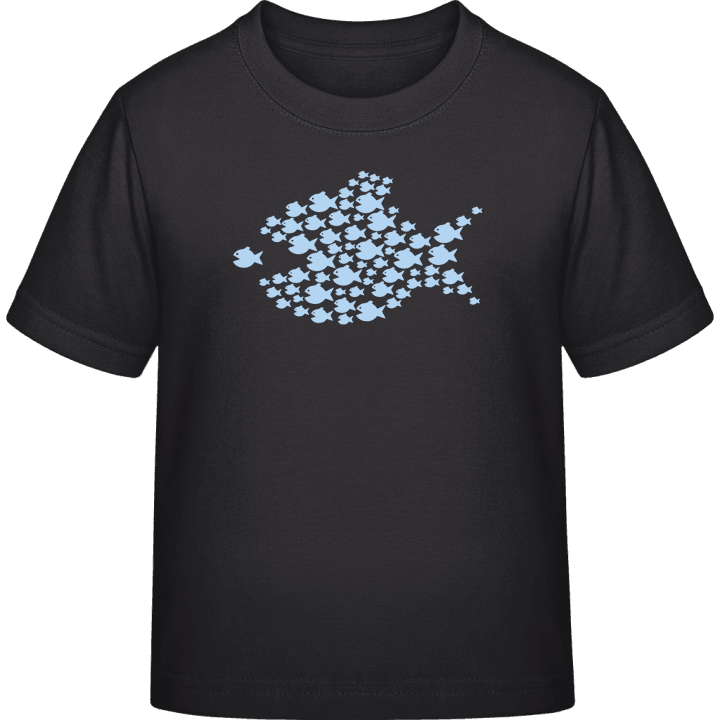 Blue Fish Big And Small T-shirt pour enfants 0 image