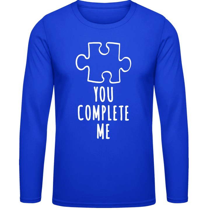 You Complete Me Shirt met lange mouwen contain pic