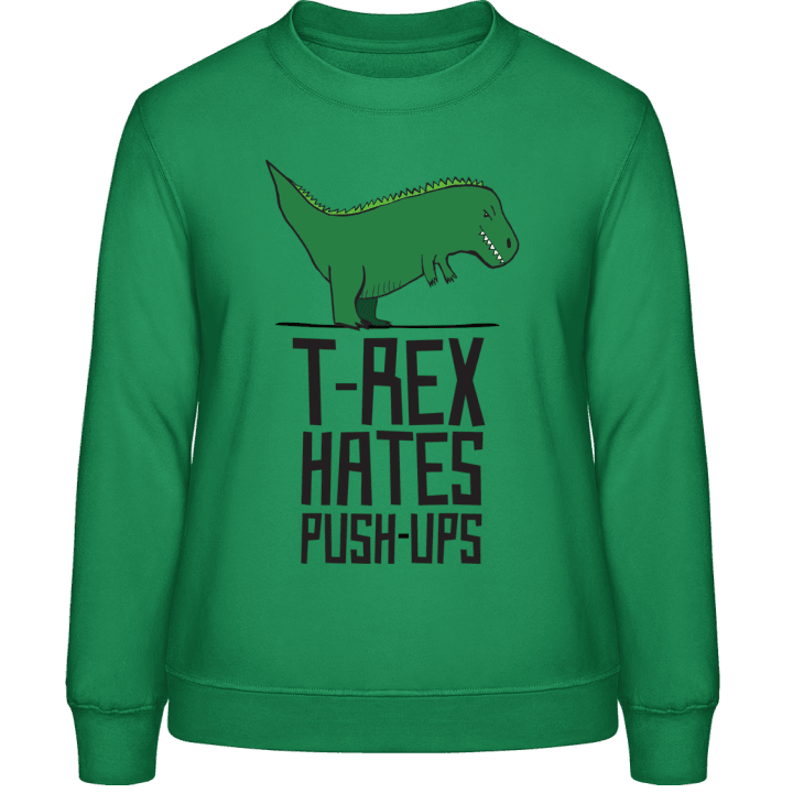 T-Rex Hates Push Ups Felpa donna contain pic