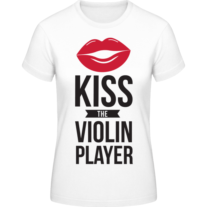 Kiss The Violin Player Vrouwen T-shirt contain pic