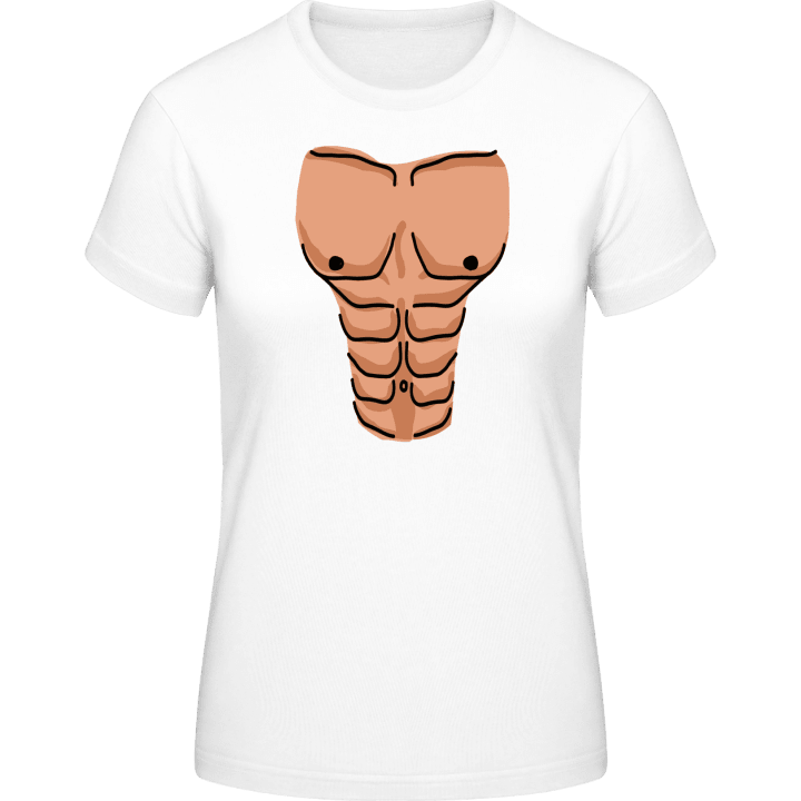 Sixpack Body T-skjorte for kvinner contain pic