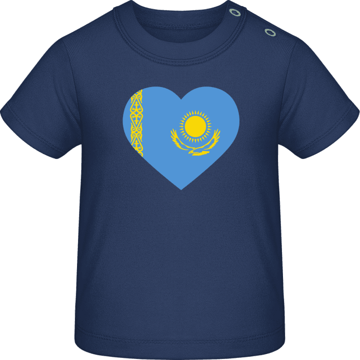 Kazakhstan Heart Flag Baby T-Shirt contain pic