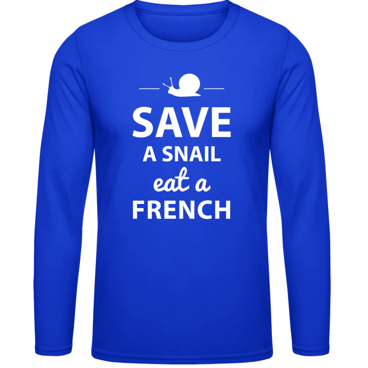 Save A Snail Eat A French T-shirt à manches longues contain pic