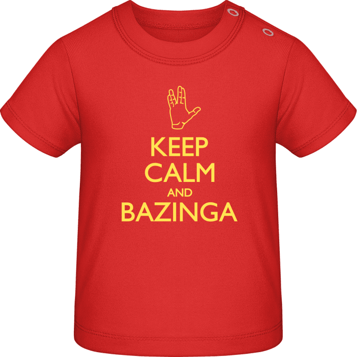 Keep Calm Bazinga Hand T-shirt bébé 0 image