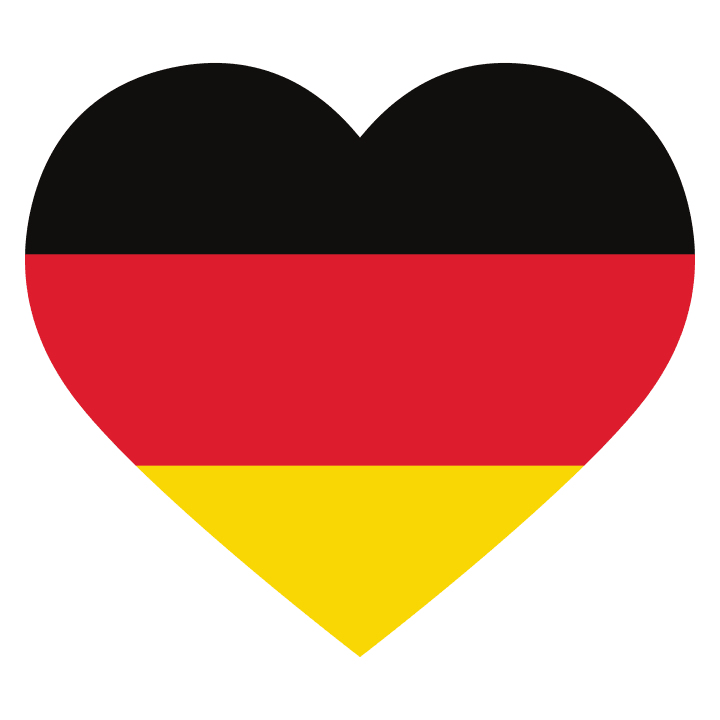 Germany Heart Felpa con cappuccio da donna 0 image