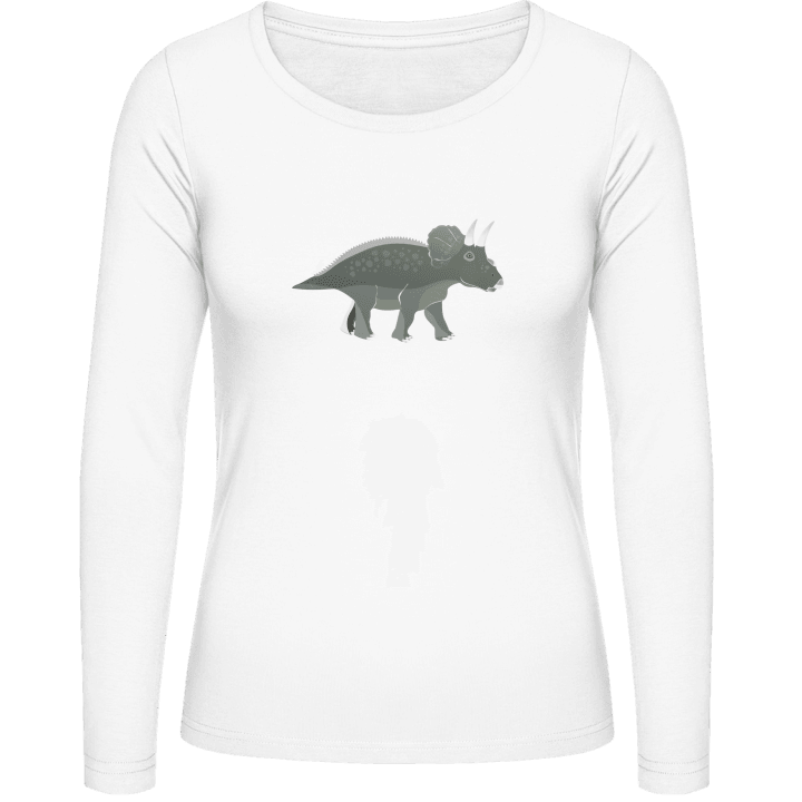 Dinosaur Nedoceratops Vrouwen Lange Mouw Shirt 0 image