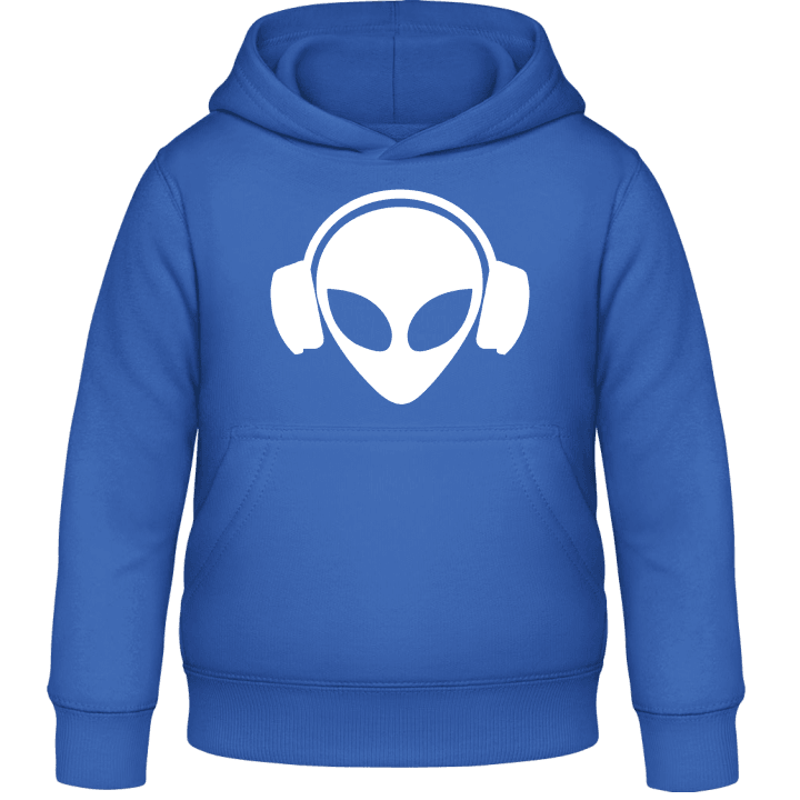 Alien DJ Headphone Kids Hoodie contain pic