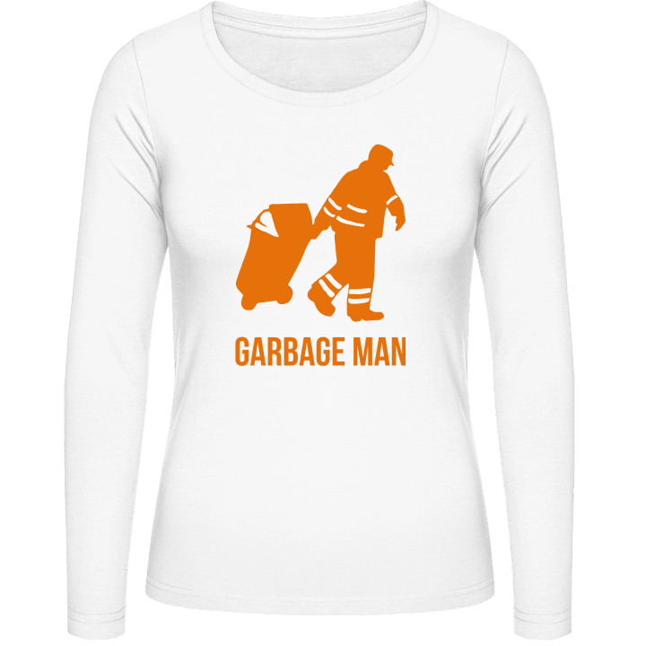 Garbage Man T-shirt à manches longues pour femmes contain pic