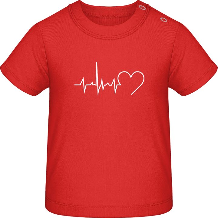 Heartbeat Camiseta de bebé contain pic