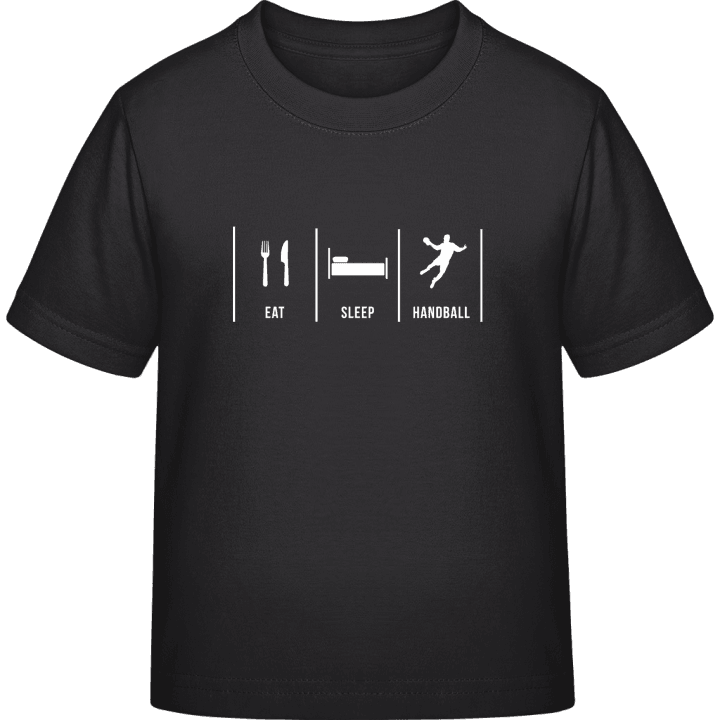 Eat Sleep Handball T-shirt för barn contain pic
