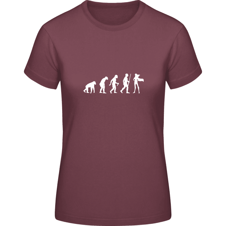 Female Superhero Evolution T-shirt til kvinder 0 image