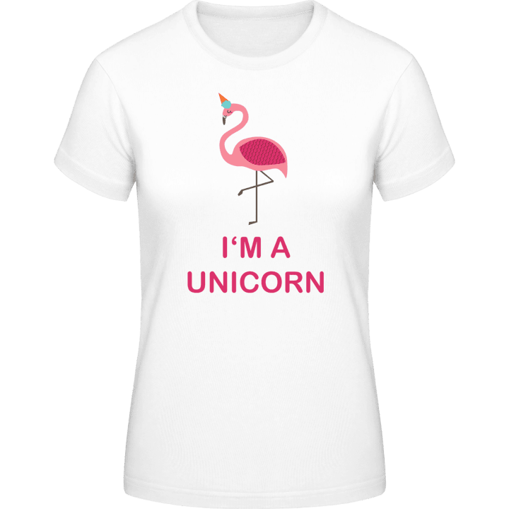 I Am A Unicorn Flamingo Frauen T-Shirt 0 image
