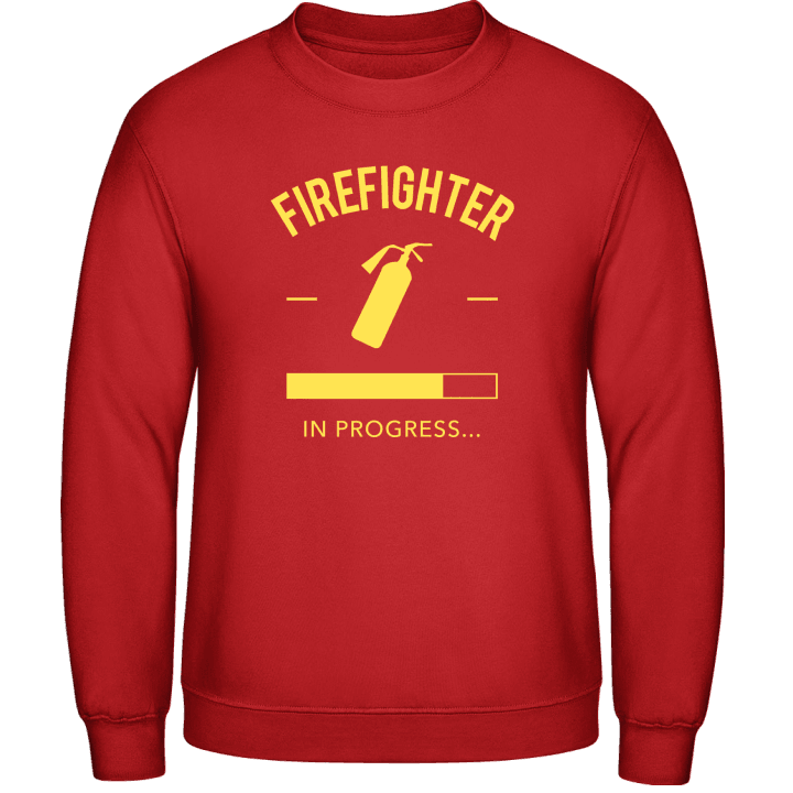 Firefighter in Progress Sweatshirt contain pic