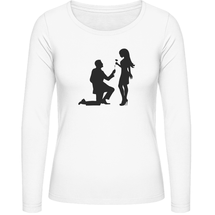 Engagement T-shirt à manches longues pour femmes contain pic