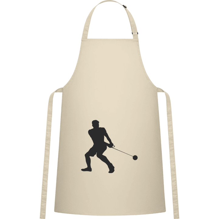 Hammer Throw Silhouette Kitchen Apron contain pic