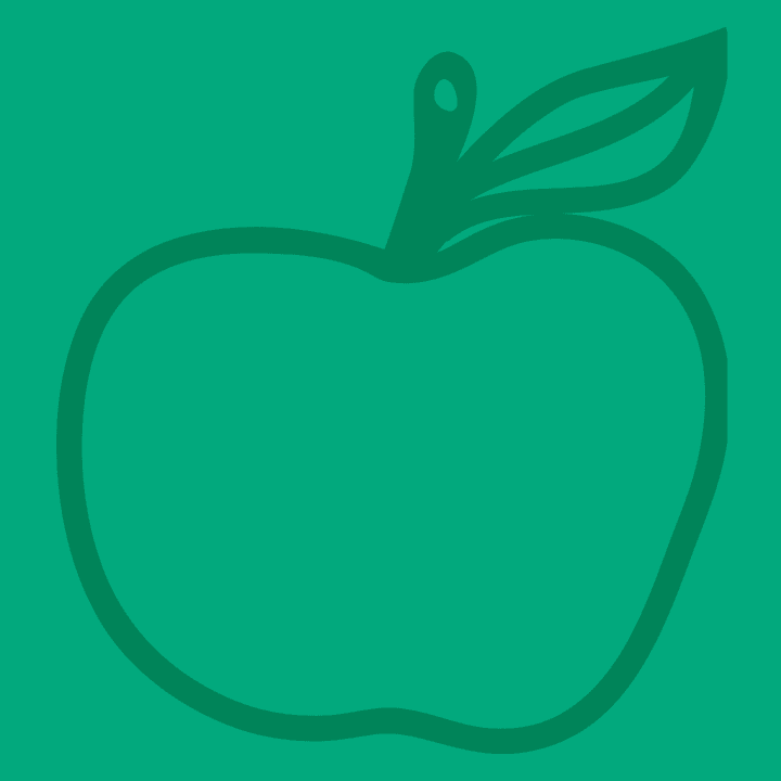 Green Apple With Leaf T-shirt til børn 0 image