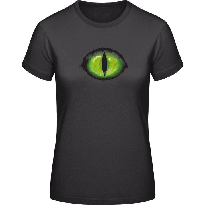 Scary Green Monster Eye T-skjorte for kvinner 0 image