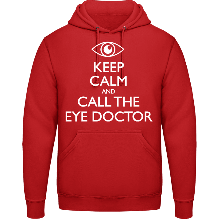 Keep Calm And Call The Eye Doctor Felpa con cappuccio contain pic