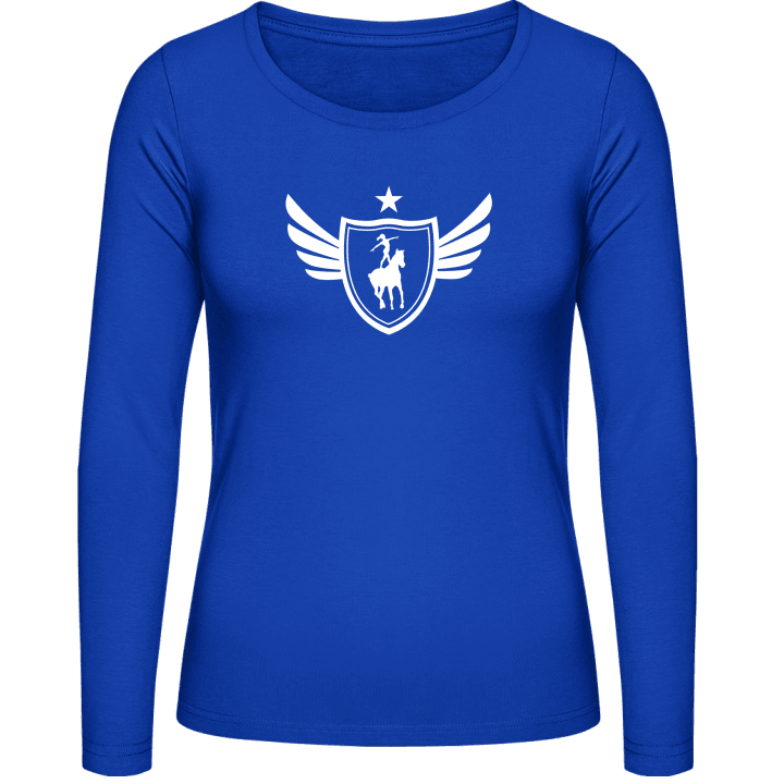 Vaulting Winged Vrouwen Lange Mouw Shirt contain pic