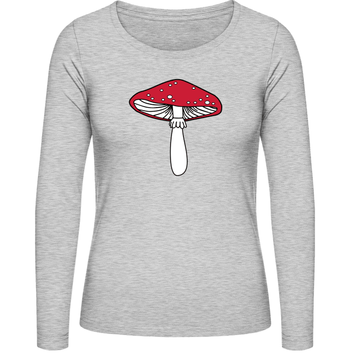 Red Mushroom Langermet skjorte for kvinner 0 image