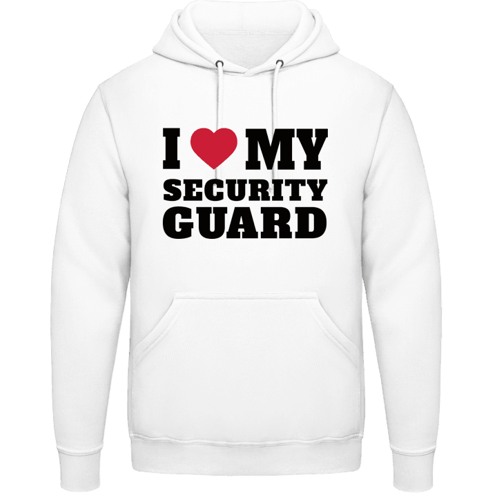 I Love My Security Guard Sweat à capuche contain pic