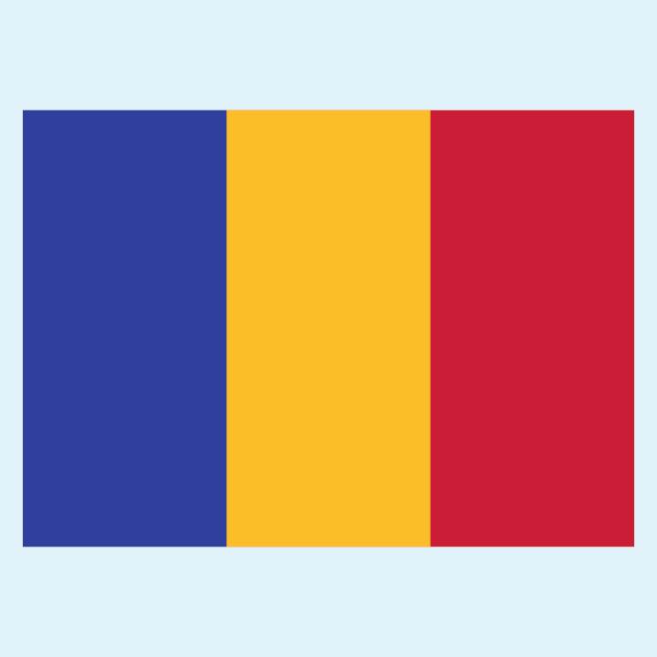 Romania Flag Langermet skjorte for kvinner 0 image