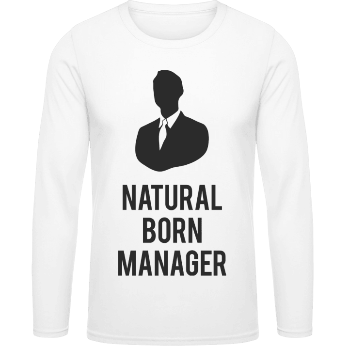 Natural Born Manager T-shirt à manches longues contain pic