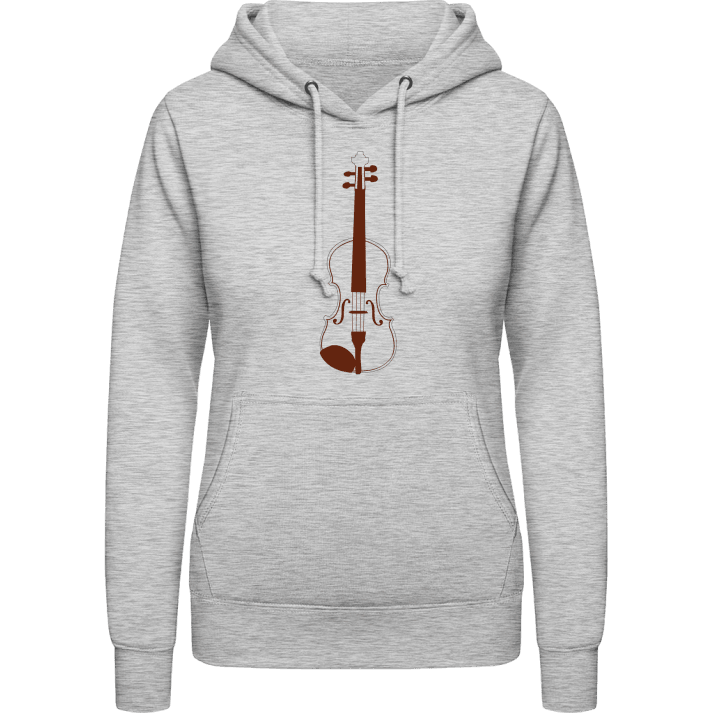 Violin Instrument Felpa con cappuccio da donna contain pic