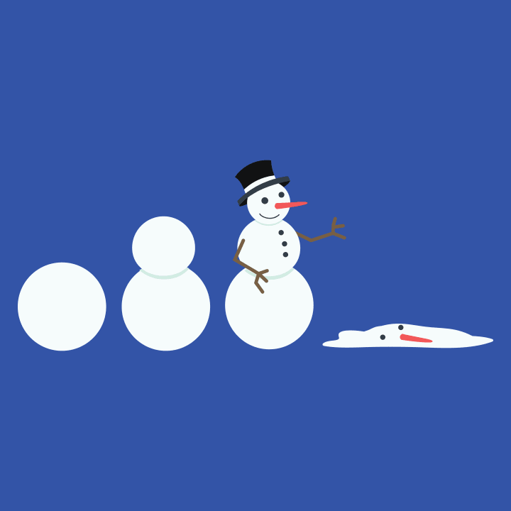 Snowman Evolution Grembiule da cucina 0 image