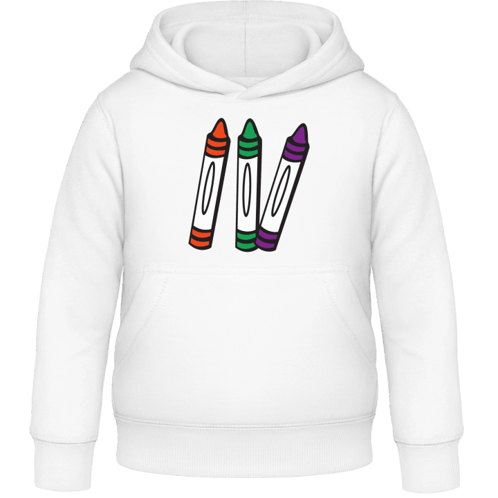 Crayons Kids Hoodie contain pic