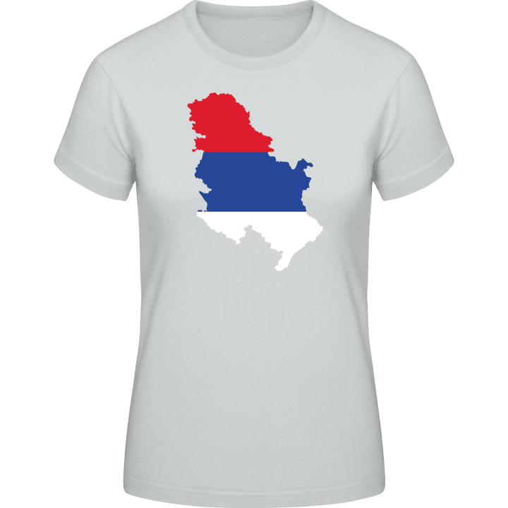 Serbia Map T-skjorte for kvinner contain pic