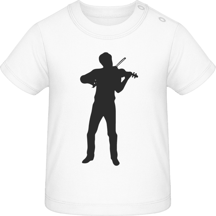 Violinist Silhouette Baby T-Shirt contain pic