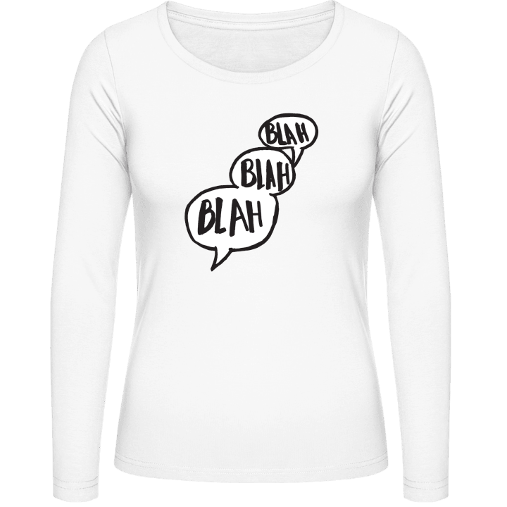 Blah Blah Bla T-shirt à manches longues pour femmes 0 image