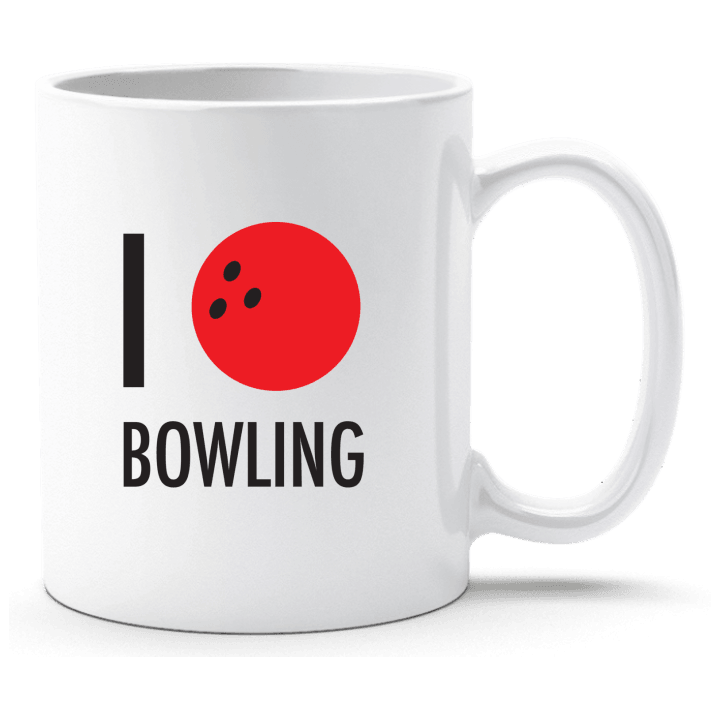I Heart Bowling Beker contain pic
