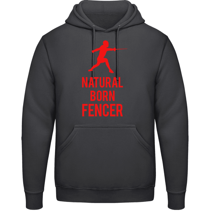 Natural Born Fencer Felpa con cappuccio contain pic