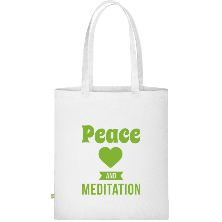 Peace Love Meditation Stoffen tas contain pic