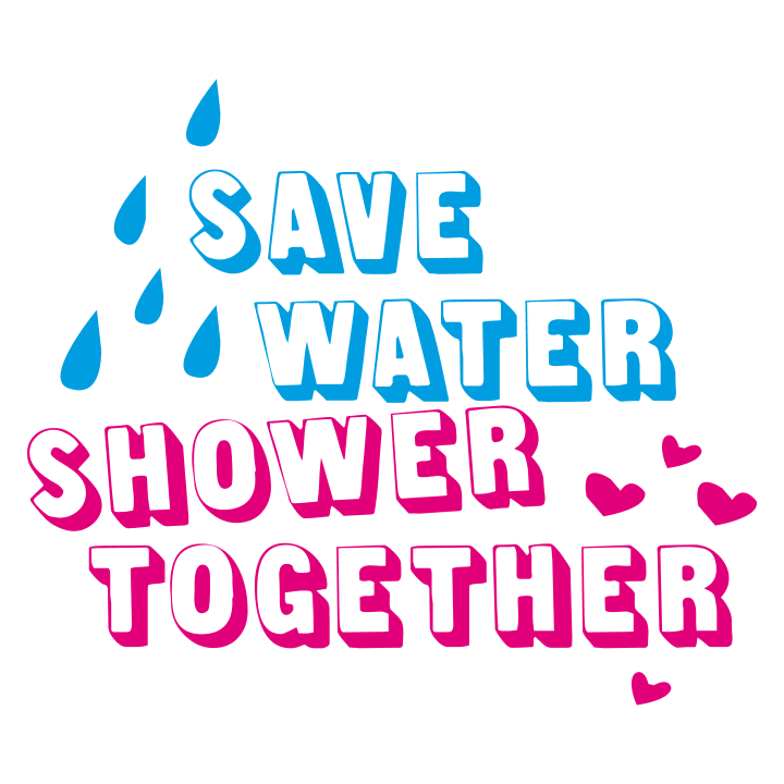 Save Water Shower Together Stof taske 0 image