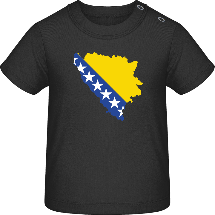 Bosnia Map Baby T-skjorte contain pic