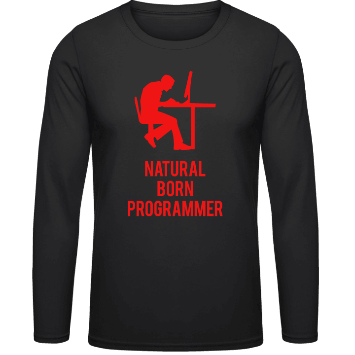 Natural Born Programmer Långärmad skjorta contain pic